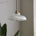 Clara’s Ribbed Glass Pendant: Vintage Charm With Warm Glow