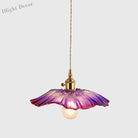 Clara’s Textured Bloom: Industrial Glass Pendant Lamp Lights