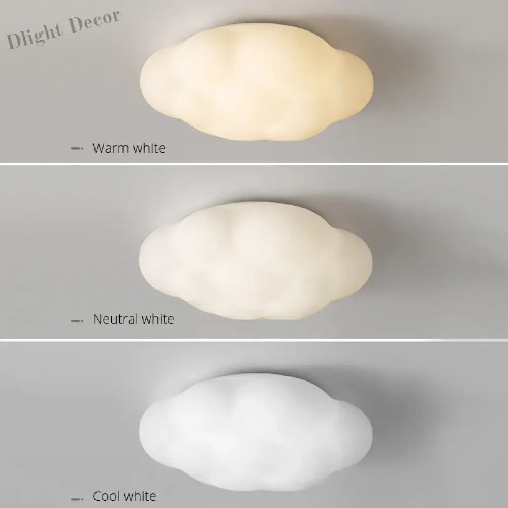 Clouds Ceiling Light - Perfect For Dining Room Children’s Bedroom Hall White Led Chandelier