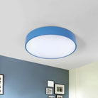 Colorful Fun: Dimmable Led Ceiling Light For Kids Blue