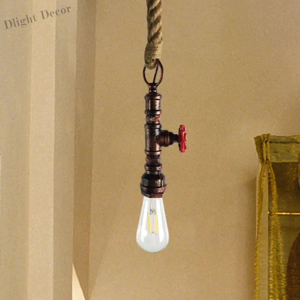 Conrad’s Industrial Pendant: Vintage Charm & Pipe Design Copper