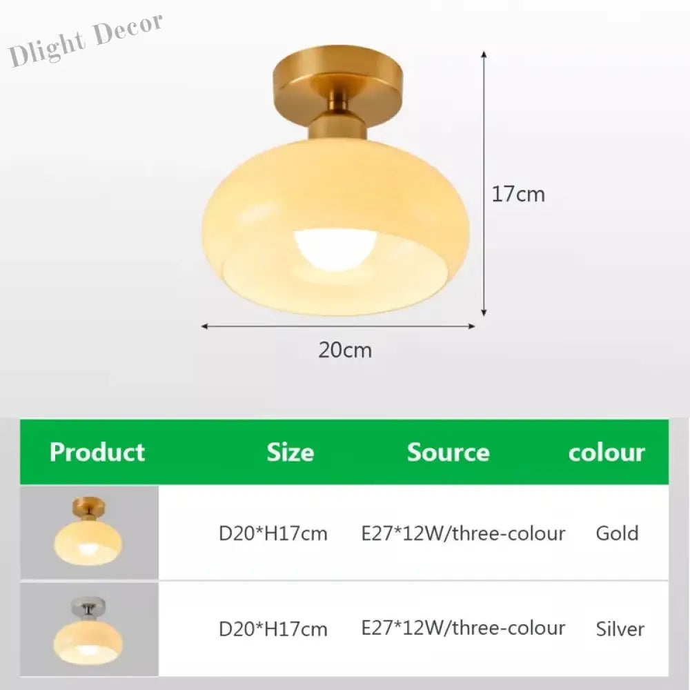 Contemporary Led Ceiling Light - Elegant Gold Lighting Fixture For Home Decor Ceiling Light