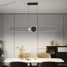 Contemporary Led Strip Pendant Lights - Minimalistic Lighting For Dining Tables Living Rooms