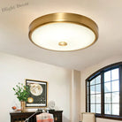 Contemporary Round Glass Shade Ceiling Lights - Led Lighting For Living Rooms Bedrooms Restaurants