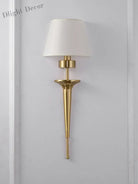 Copper Lamp - American Wall For Bedroom Simple Lamps With Classical Design Living Room Decor Led