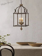 Creative American Iron E14 Chandelier Light Porch Restaurant Kitchen Coffee Shop Bedroom