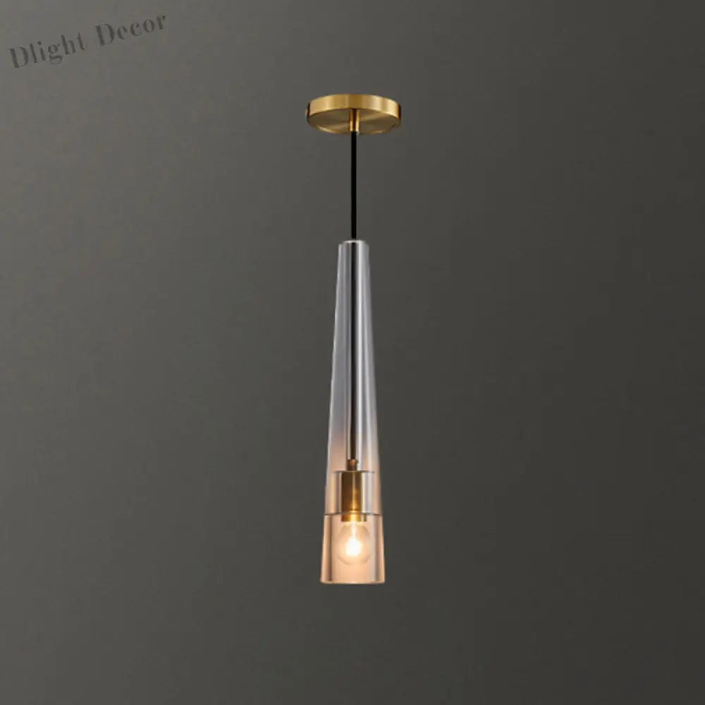Crystal Brilliance: Customizable Elegance For Your Modern Space Brass / Cone