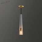 Crystal Brilliance: Customizable Elegance For Your Modern Space Brass / Cone