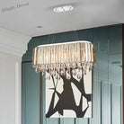 Crystal Radiance: A Touch Of Modern Elegance For Your Living Room Chandelier