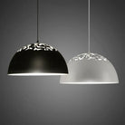 Delilah Modern Dome Pendant Lamp: A Touch Of Industrial Chic Black / 14’