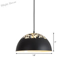 Delilah Modern Dome Pendant Lamp: A Touch Of Industrial Chic