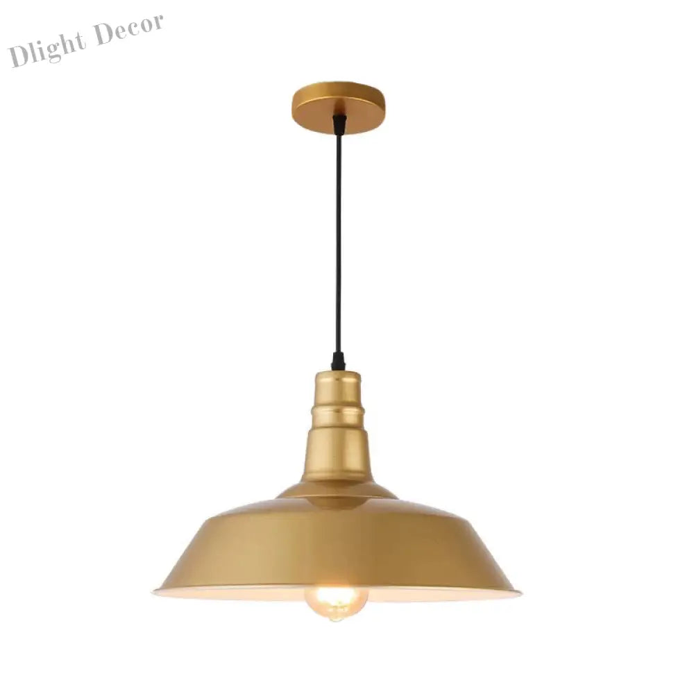 Diana Industrial Chic Pendant: A Versatile Lighting Solution Gold / 10’