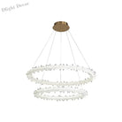 Diana - Modern Crystal Circle Chandelier (Choose Your Size & Tiers)