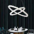 Diana - Modern Crystal Circle Chandelier (Choose Your Size & Tiers)