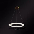 Diana - Modern Crystal Circle Chandelier (Choose Your Size & Tiers)