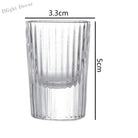 Dlight Decor 12pc Mini Shot Glass Set 20ml Clear Style 20ml / 12pcs Glass