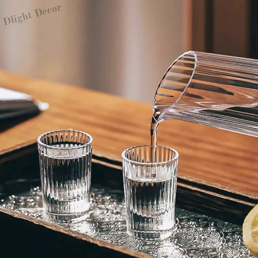 Dlight Decor 12pc Mini Shot Glass Set 20ml Clear Style 20ml / 12pcs Glass