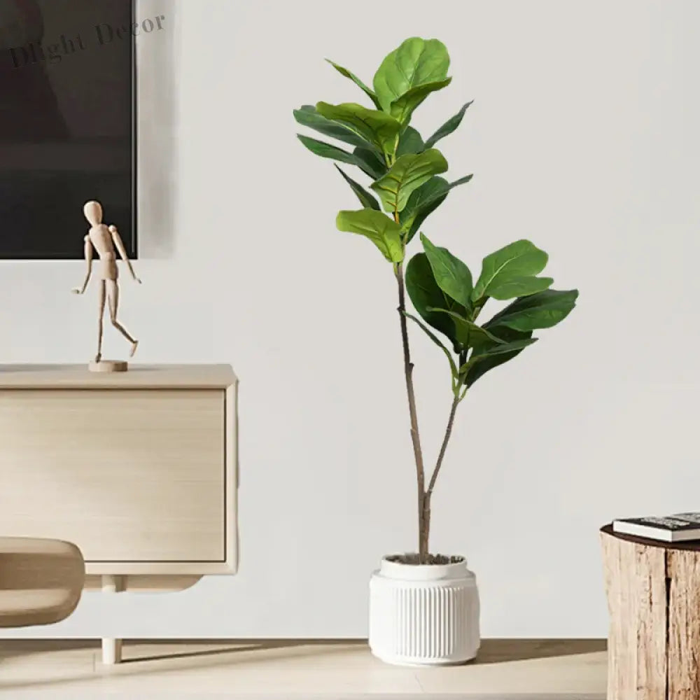 Dlight Decor 132cm Ficus Tree with Tropical Rubber Leaves