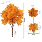 Dlight Decor 39cm Maple Leaf Branch for Autumn and Halloween Decor D