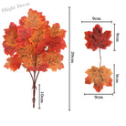 Dlight Decor 39cm Maple Leaf Branch for Autumn and Halloween Decor E