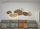 Dlight Decor 3D Nine Fish Wall Lamp Mural Art Wall Art