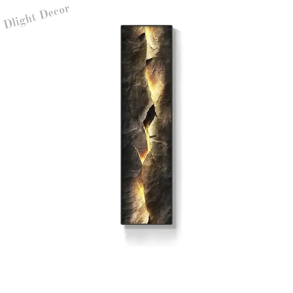 Dlight Decor 3D Painting Wall Lamp for Modern Homes Style A / Remote dimming / H120CM-W30CM|Black photo frame Wall Art