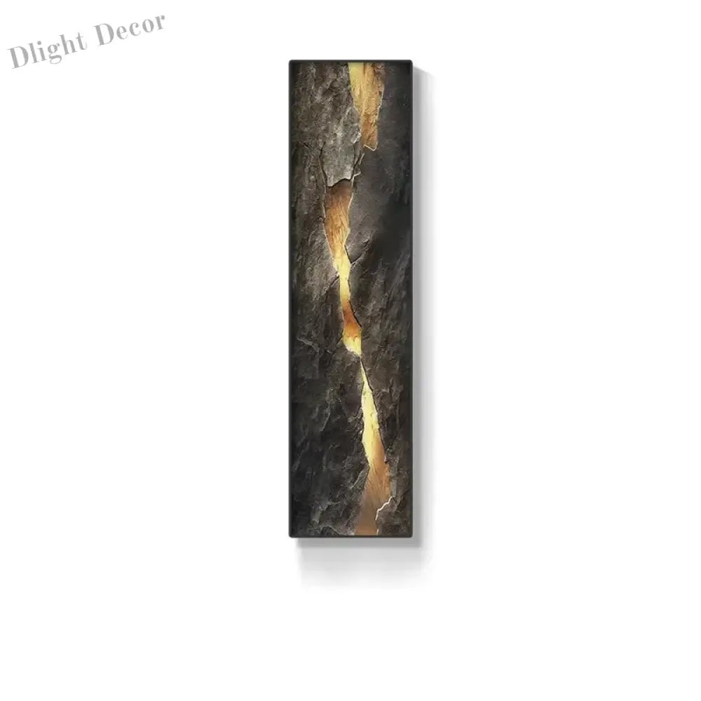 Dlight Decor 3D Painting Wall Lamp for Modern Homes Style B / Remote dimming / H120CM-W30CM|Black photo frame Wall Art