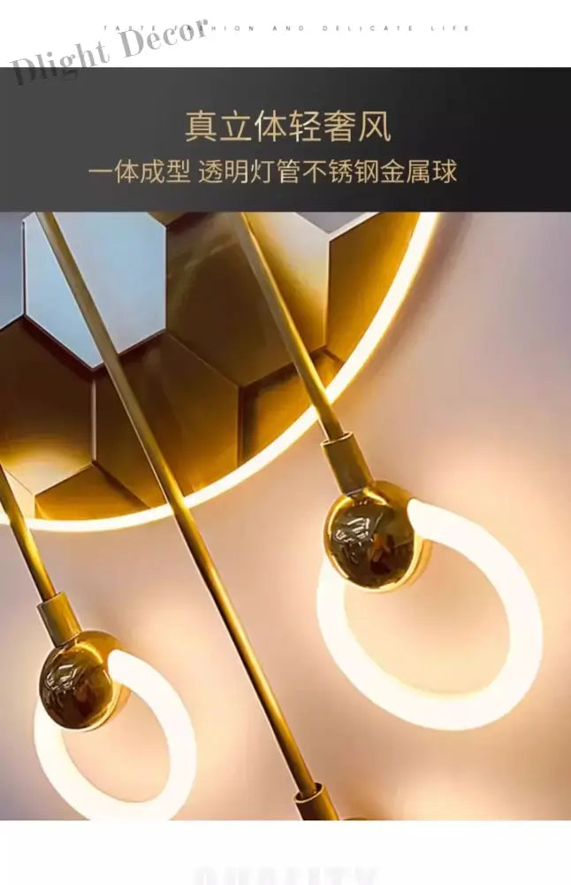 Dlight Decor 3D Wooden Landscape Wall Lamp Wall Art