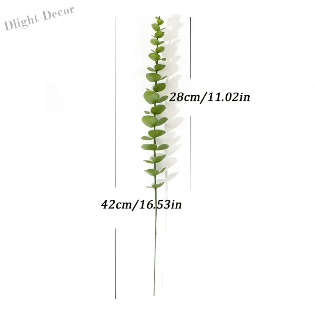 Dlight Decor 42cm Eucalyptus Branches with Money Leaves Set