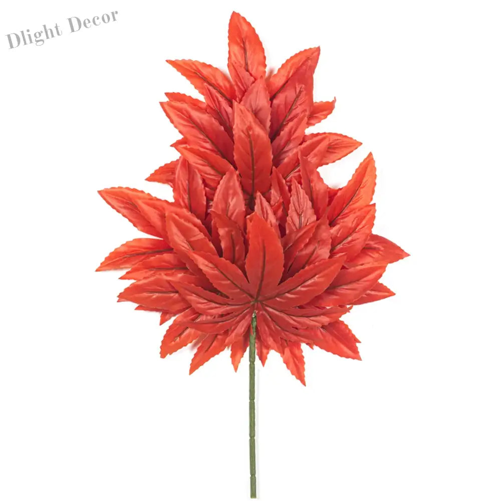 Dlight Decor 43cm Autumn Maple Leaf Branch for Fall Display