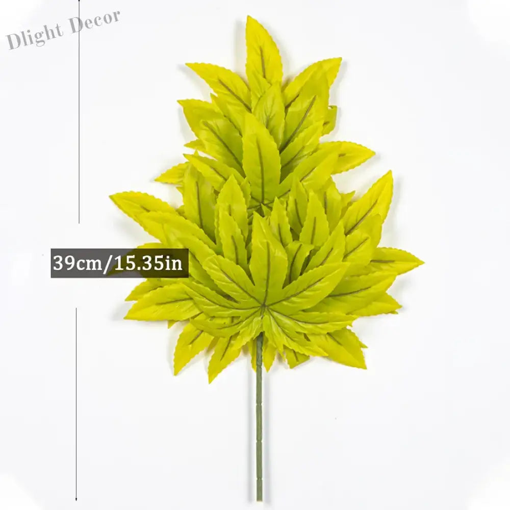 Dlight Decor 43cm Autumn Maple Leaf Branch for Fall Display 39cm Green