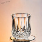 Dlight Decor 4pc Diamond Cut Glass Set 215ml Clear 215ml / 4pcs Cocktail Glasses