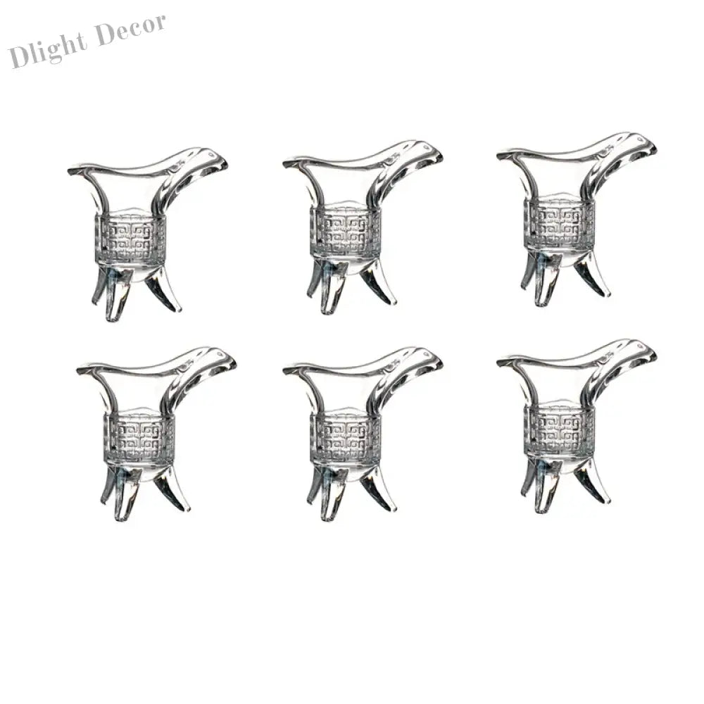 Dlight Decor 6pc Imperial Three-Foot Liquor Glass Set 20ml 6pcs / 20ml Cocktail Glasses