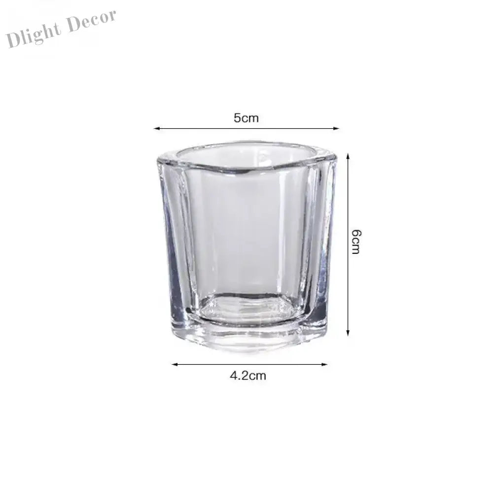 Dlight Decor 6pc Small White Wine & Spirits Glass Set 70ml / 6pcs Cocktail Glasses