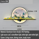 Dlight Decor Artistic Landscape Wall Glow Lamp C L150CM / M / CHINA|3 colors Wall Art
