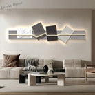 Dlight Decor Artistic Wood Crystal Wall Glow Light Wall Art