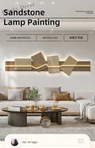 Dlight Decor Artistic Wood Crystal Wall Glow Light Wall Art