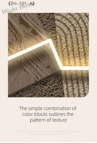 Dlight Decor Artistic Wood Crystal Wall Glow Light Wall Art