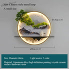 Dlight Decor Chinese Landscape LED Wall Glow Style A D60cm / 220V / CHINA|3 colors Wall Art