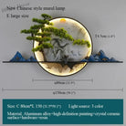 Dlight Decor Chinese Landscape LED Wall Glow Style E D80cm / 220V / CHINA|3 colors Wall Art