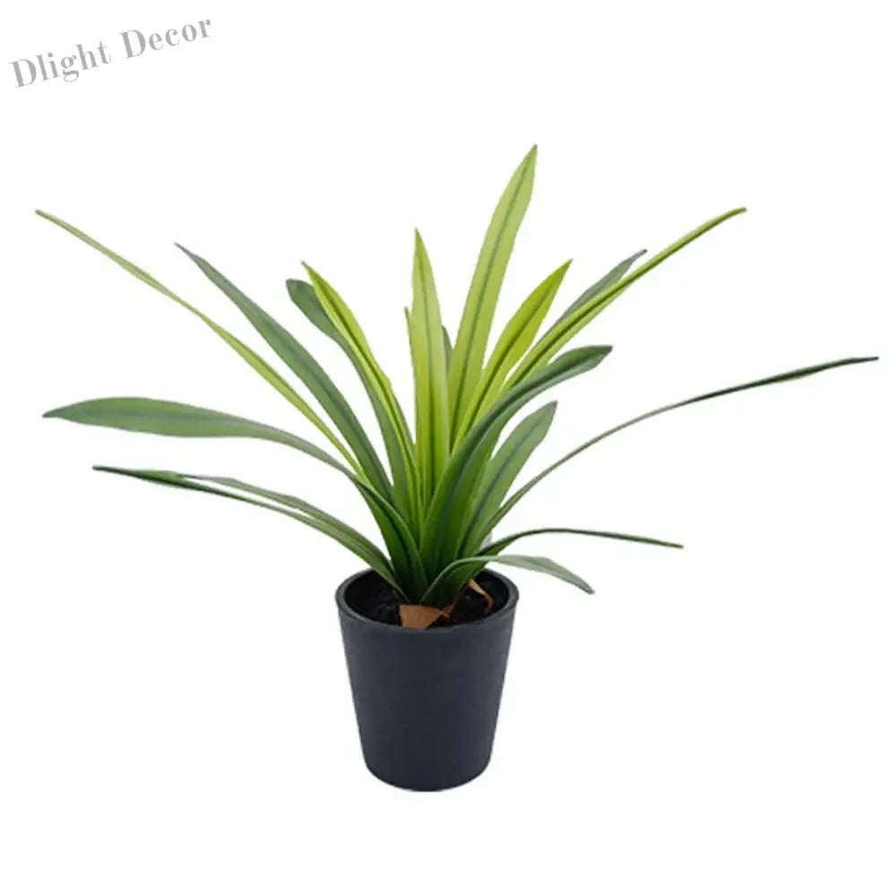 Dlight Decor Chlorophytum Grass Plant for Desktop and Indoor Styling