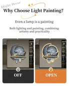 Dlight Decor Clock Wall Light with Luxury Crystal Glow Wall Art