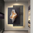 Dlight Decor Crystal Porcelain LED Wall Mural Light Wall Art