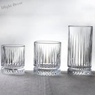 Dlight Decor Diamond Stripe Glass Coffee Cups (100–450ml) Cocktail Glasses