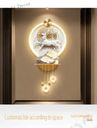 Dlight Decor Elk Mural LED Wall Light Pendant Wall Art