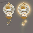 Dlight Decor Elk Mural LED Wall Light Pendant C / NON dimm cool light / 50X100CM Wall Art