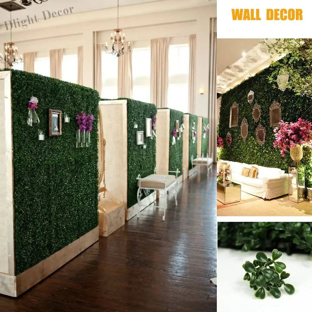 Dlight Decor Eucalyptus Grass Mat for Wall and Garden Styling