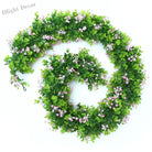 Dlight Decor Eucalyptus Vines with Babysbreath for Wall and Event Decor