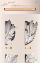 Dlight Decor Feather Mural LED Light for Entry Walls Wall Art