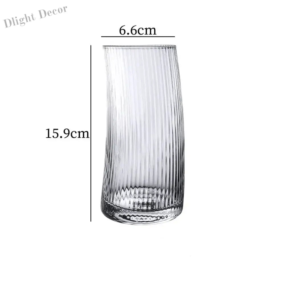 Dlight Decor Irregular Glass Mug 325ml or 500ml 500ml / 1pcs Cocktail Glasses